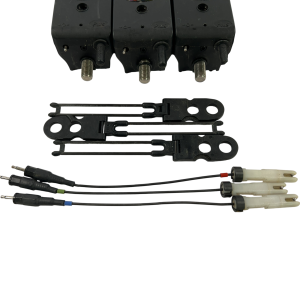 Alternative view of 3x Delkim Txi Plus with Receiver Snag Ears and Slim Lights - R/B/G (One Slim Light Faulty) - I4 - PRE LOVED