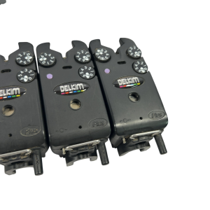 3x Delkim Txi Plus Alarms with Receiver and Slim Lights and D Locks - Purple - F15 - PRE LOVED - Image 4