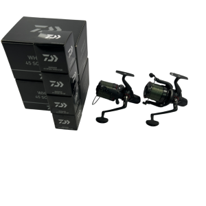 2x Daiwa 22 Whisker 45 SCW QD-OT in Boxes with 4 Spare Spools - H - PRE LOVED