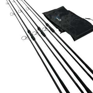 3x Nash X Series 12ft 3lb - NO SLEEVES - GREY2 - PRE LOVED