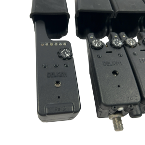 Alternative view of 3x Delkim Txi D Alarms with Recevier - White - G3 - PRE LOVED