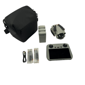 1x DJI Mini4 Pro Drone With Screen Remote And 3 Batteries in Bag - U158 - PRE LOVED