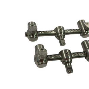 Alternative view of 2x Custom Angling Solutions 2 Rod Stainless Buzzbars - E8 - PRE LOVED