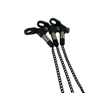 3x Solar Fluoro Yellow Bobbins with Chains and Hockey Sticks - A4 - PRE LOVED - Image 4