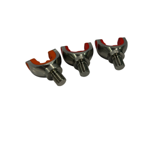 Alternative view of 3x Jag 316 Stainless Lockdowns - I23 - PRE LOVED
