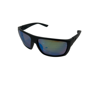 1x Costa Sunglasses Del Mar Hamlin Polarised Lenses. - Black Frames,Mirrored Blue Polarised Lenses,Original Hard Case,As New. - A20 - PRE LOVED - Image 4