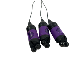 3x Nash Nite Glow Bobbins Large in Case - Purple - F1 - PRE LOVED