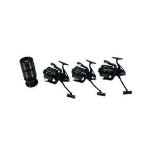 Alternative view of 3x Shimano Aero Technium MGS XTB with Spare Spools - H - PRE LOVED