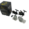 2x Savage Gear SG8 3000Fd with Spare Spools in Boxes - LIKE NEW - F - PRE LOVED