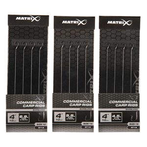 Matrix X1 Commercial Carp 10cm Rigs