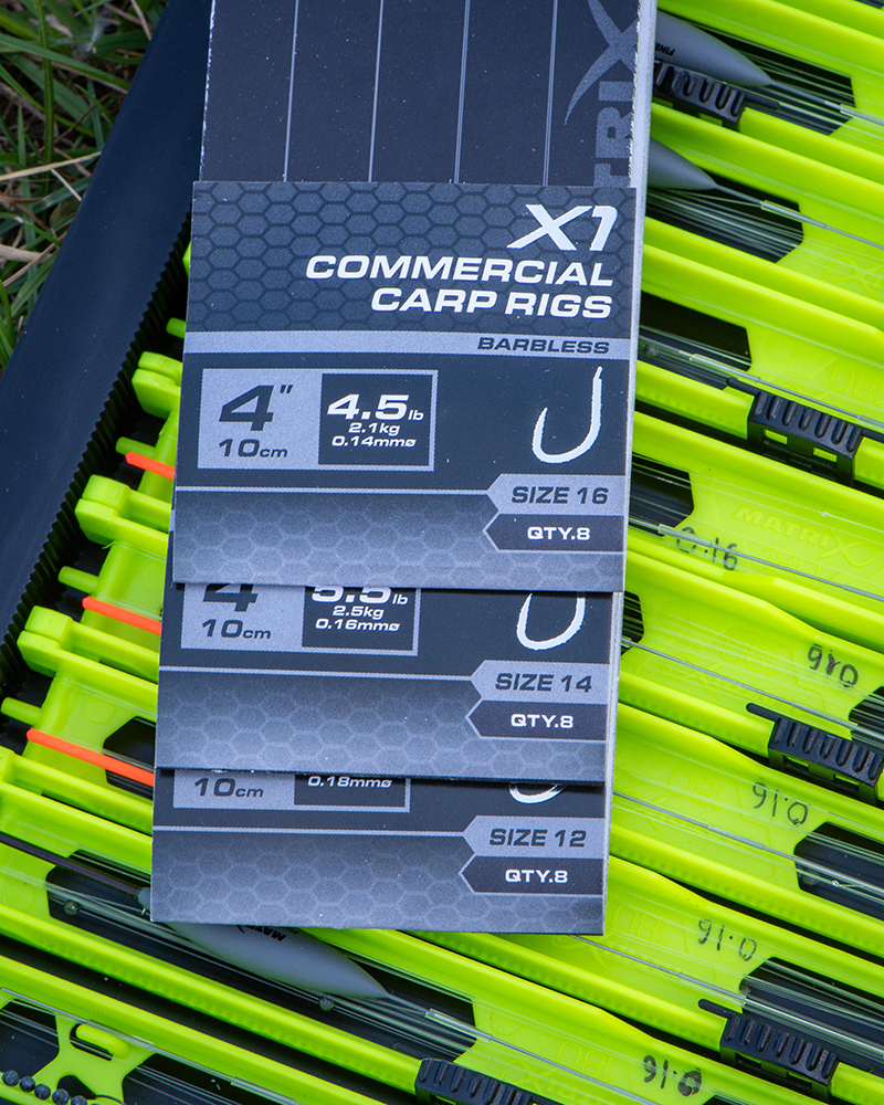 Matrix X1 Commercial Carp 10cm Rigs - Image 7