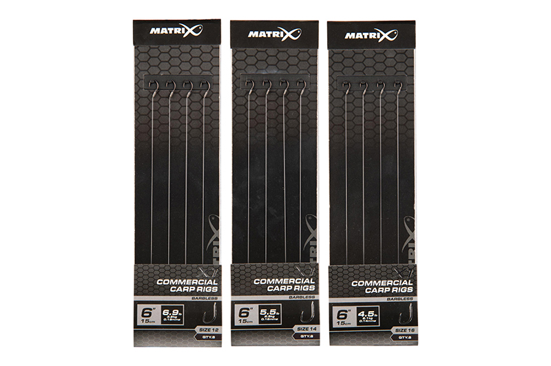 Matrix X1 Commercial Carp 15cm Rigs