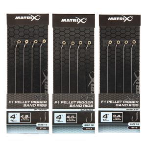 Matrix X5 F1 Pellet Rigger 10cm Band Rigs