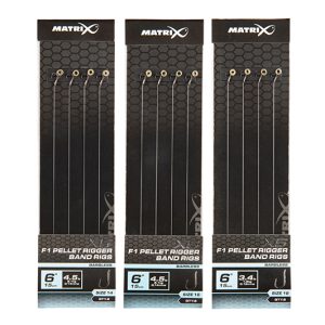 Matrix X5 F1 Pellet Rigger 15cm Band Rigs