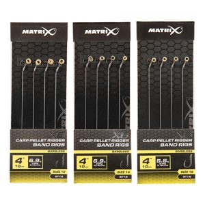 Matrix X6 Carp Pellet Rigger 10cm Band Rigs