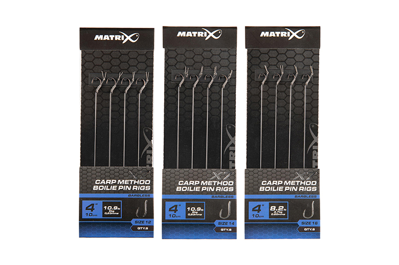 Matrix X7 Carp Method 10cm Boilie Pin Rigs