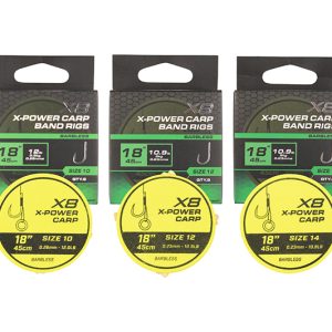Matrix X8 XPower Carp 45cm Band Rigs