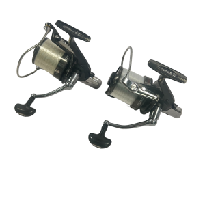 Alternative view of 2x Daiwa Basia QDX Recently Serviced but Quite Marked - I26 - PRE LOVED