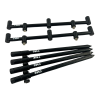 2x Tmc 3 Rod Buzz Bars Black with 4 Sticks - B19 - PRE LOVED