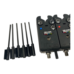 Alternative view of 3x Delkim Txi Plus Alarms with Receiver and Snags - F22 - PRE LOVED
