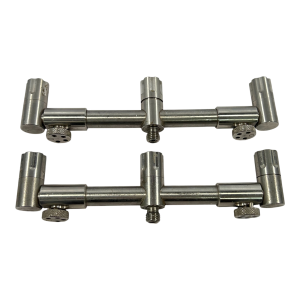 2x Jag 316 Stainless 3 Rod Buzzbars Adjustable - J6 - PRE LOVED