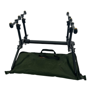 1x Leeda Rouge 3 Rod Pod in Bag - U165 - PRE LOVED